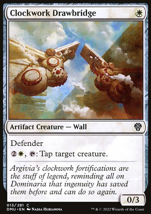 Clockwork Drawbridge, Dominaria United #13, Magic: The Gathering card