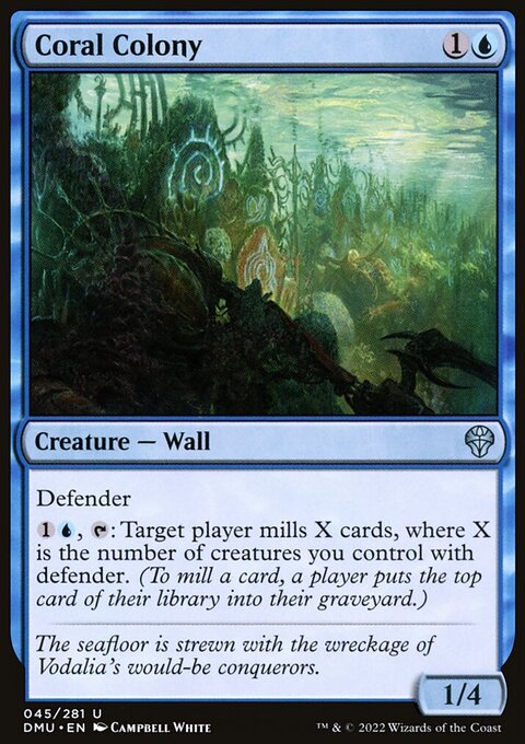 Coral Colony, Dominaria United #45, Magic: The Gathering card