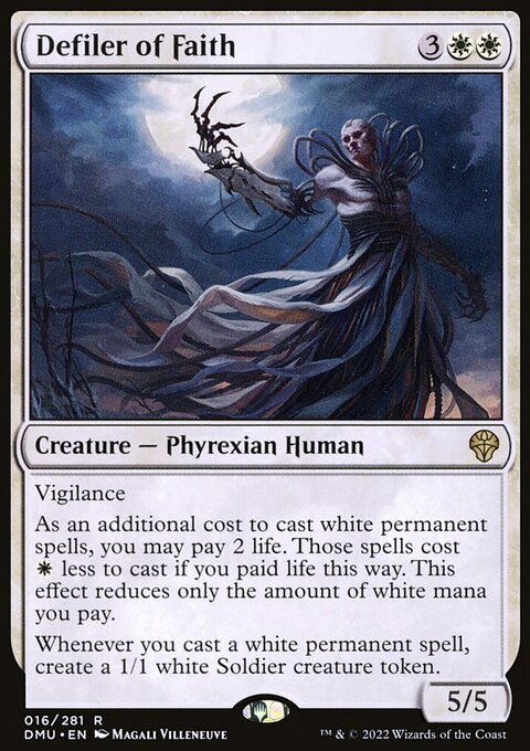 Defiler of Faith, Dominaria United #16, Magic: The Gathering card