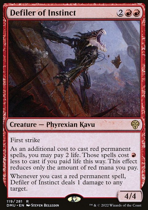 Defiler of Instinct, Dominaria United #119, Magic: The Gathering card