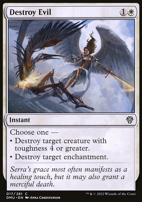 Destroy Evil, Dominaria United #17, Magic: The Gathering card