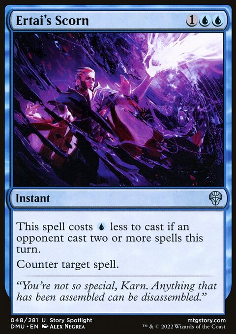 Ertai's Scorn, Dominaria United #48, Magic: The Gathering card