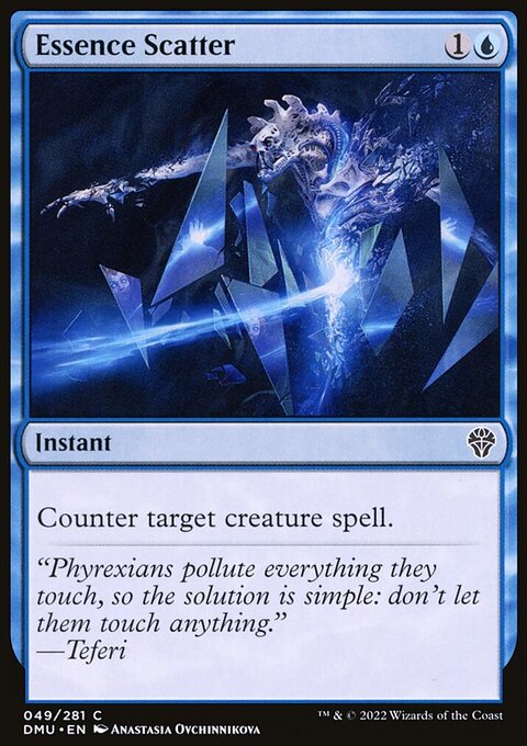 Essence Scatter, Dominaria United #49, Magic: The Gathering card