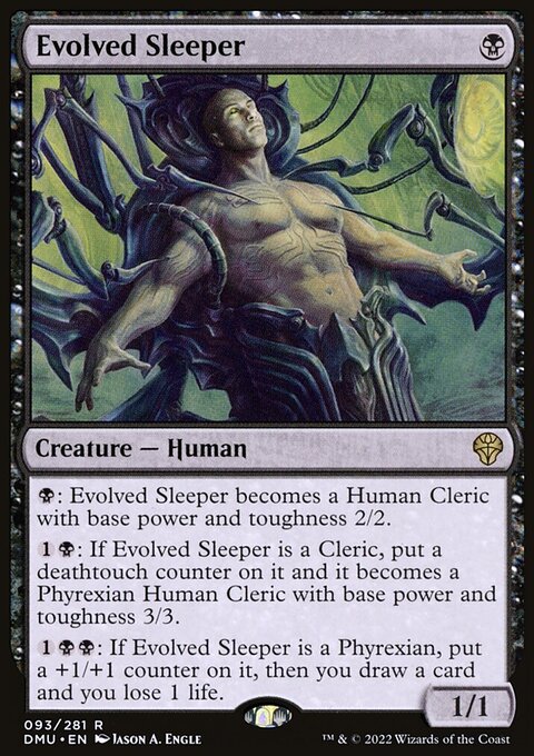 Evolved Sleeper, Dominaria United #93, Magic: The Gathering card