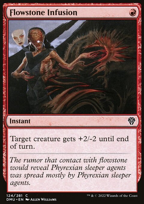 Flowstone Infusion, Dominaria United #124, Magic: The Gathering card