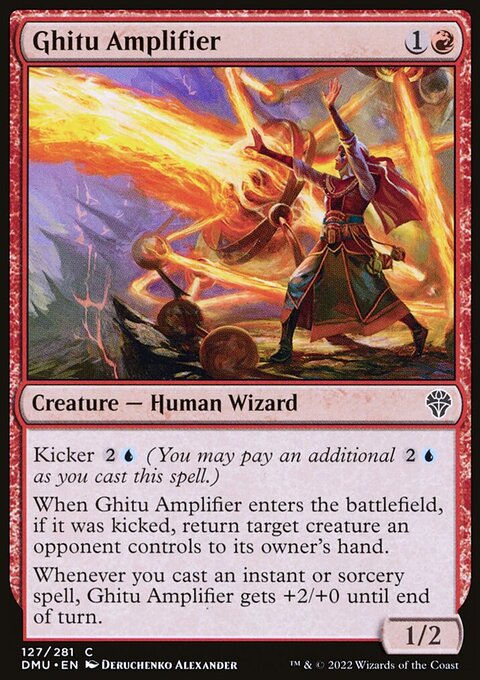 Ghitu Amplifier, Dominaria United #127, Magic: The Gathering card
