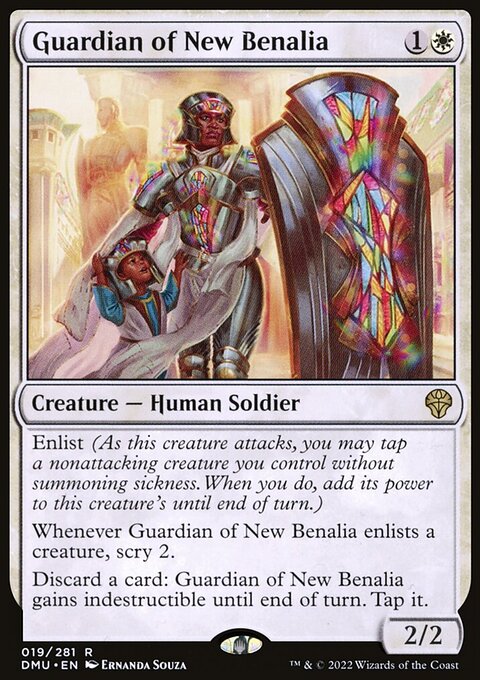 Guardian of New Benalia, Dominaria United #19, Magic: The Gathering card