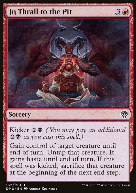 In Thrall to the Pit, Dominaria United #132, Magic: The Gathering card