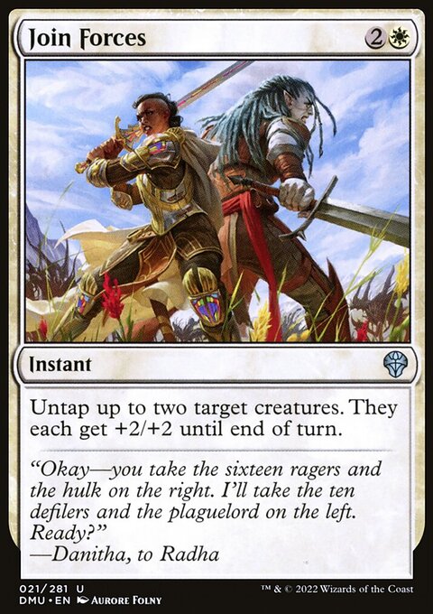 Join Forces, Dominaria United #21, Magic: The Gathering card