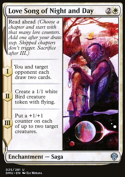 Love Song of Night and Day, Dominaria United #25, Magic: The Gathering card