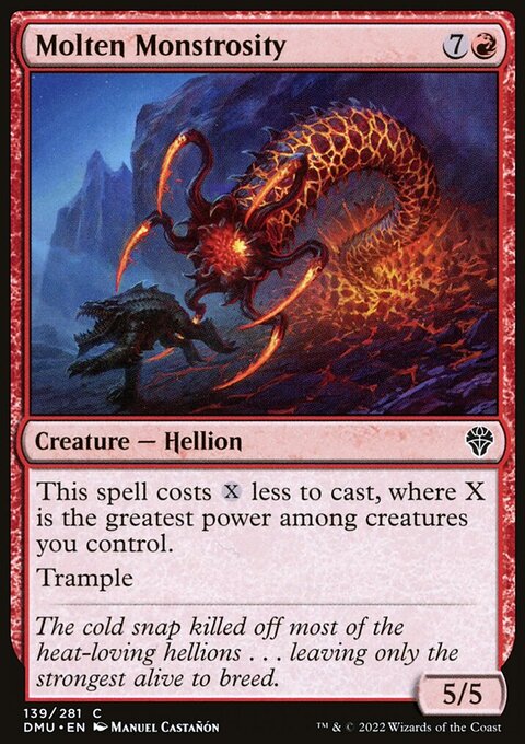 Molten Monstrosity, Dominaria United #139, Magic: The Gathering card