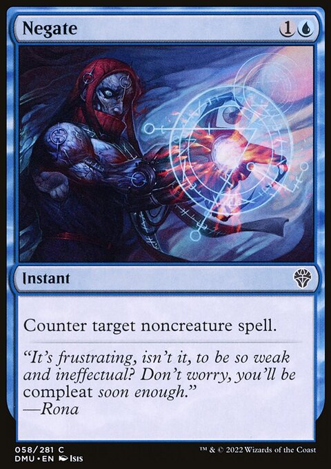 Negate, Dominaria United #58, Magic: The Gathering card