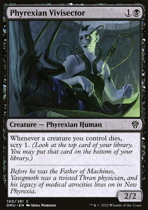 Phyrexian Vivisector, Dominaria United #100, Magic: The Gathering card