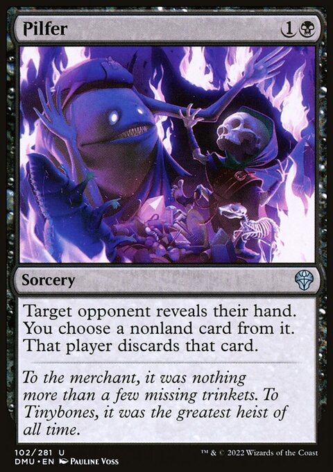 Pilfer, Dominaria United #102, Magic: The Gathering card