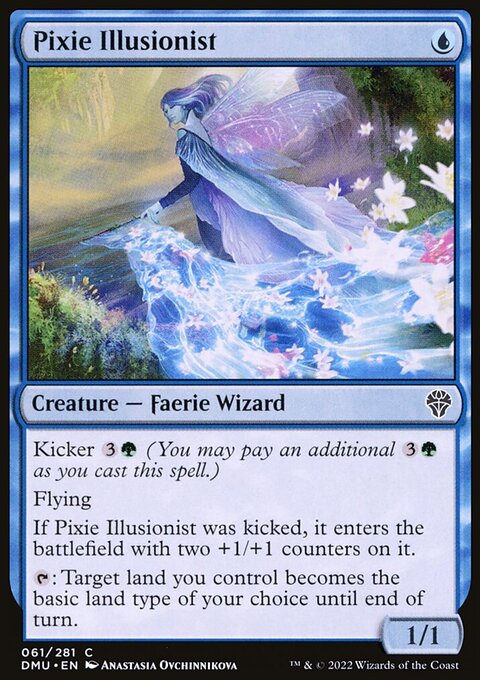 Pixie Illusionist, Dominaria United #61, Magic: The Gathering card
