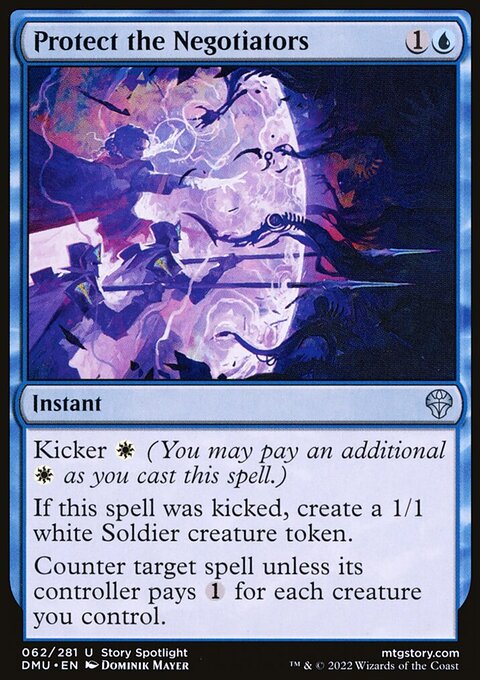Protect the Negotiators, Dominaria United #62, Magic: The Gathering card