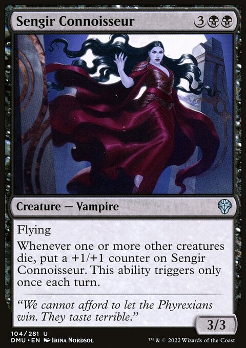 Sengir Connoisseur, Dominaria United #104, Magic: The Gathering card