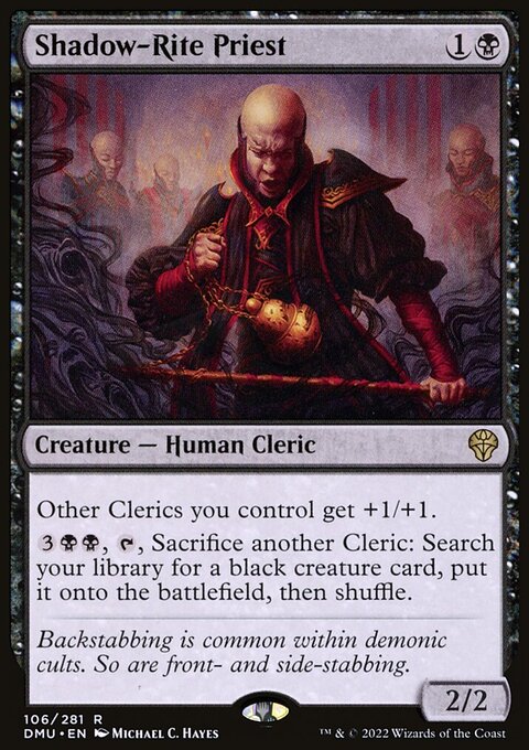 Shadow-Rite Priest, Dominaria United #106, Magic: The Gathering card