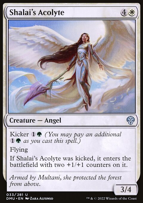 Shalai's Acolyte, Dominaria United #33, Magic: The Gathering card