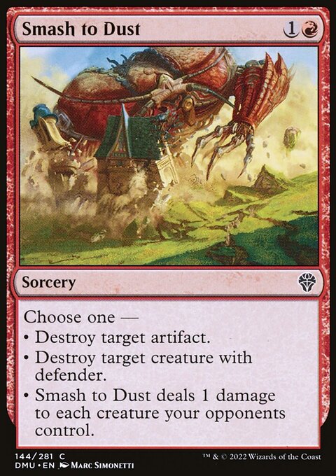 Smash to Dust, Dominaria United #144, Magic: The Gathering card