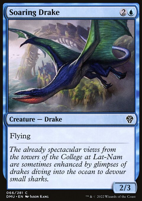 Soaring Drake, Dominaria United #66, Magic: The Gathering card