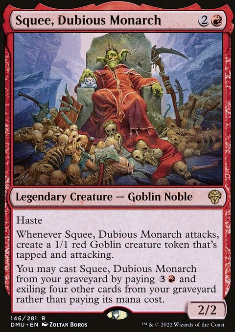 Squee, Dubious Monarch, Dominaria United #146, Magic: The Gathering card