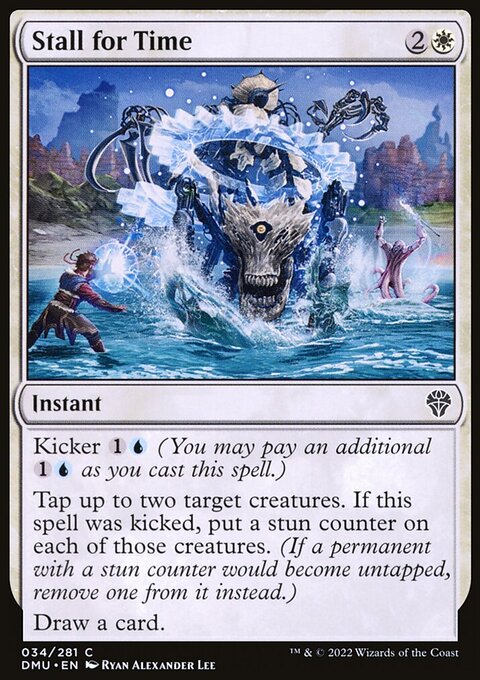 Stall for Time, Dominaria United #34, Magic: The Gathering card