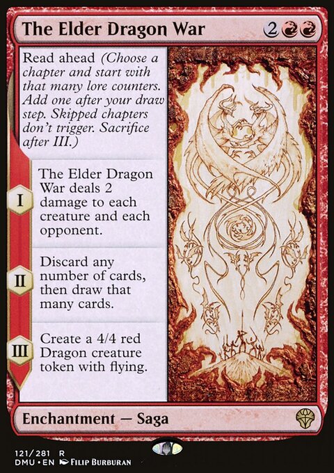 The Elder Dragon War, Dominaria United #121, Magic: The Gathering card