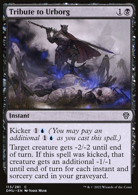 Tribute to Urborg, Dominaria United #113, Magic: The Gathering card