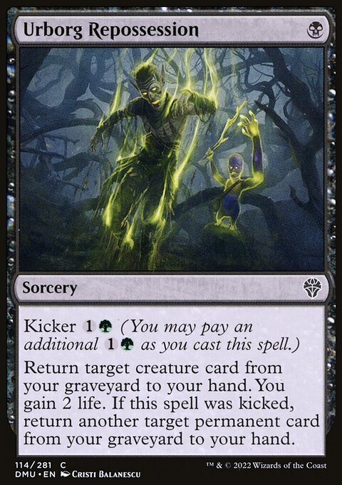 Urborg Repossession, Dominaria United #114, Magic: The Gathering card
