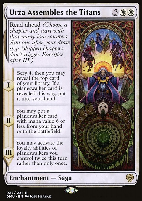 Urza Assembles the Titans, Dominaria United #37, Magic: The Gathering card