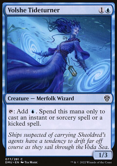 Volshe Tideturner, Dominaria United #77, Magic: The Gathering card