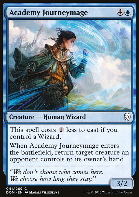 Academy Journeymage, Dominaria #41, Magic: The Gathering card