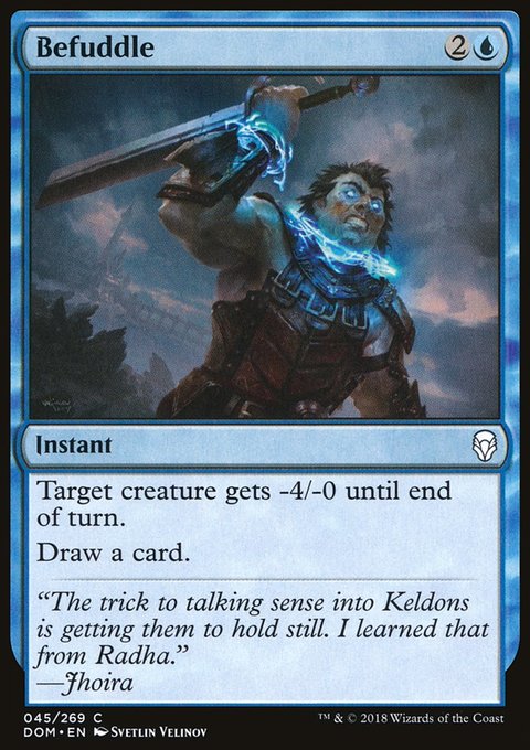 Befuddle, Dominaria #45, Magic: The Gathering card