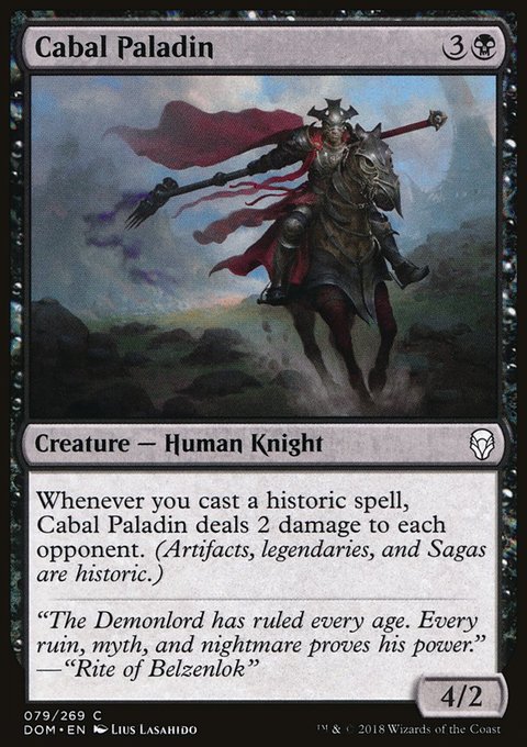 Cabal Paladin, Dominaria #79, Magic: The Gathering card