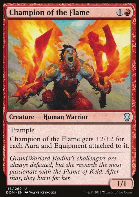 Champion of the Flame, Dominaria #116, Magic: The Gathering card