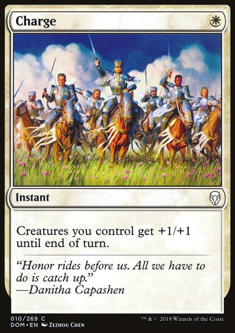 Charge, Dominaria #10, Magic: The Gathering card