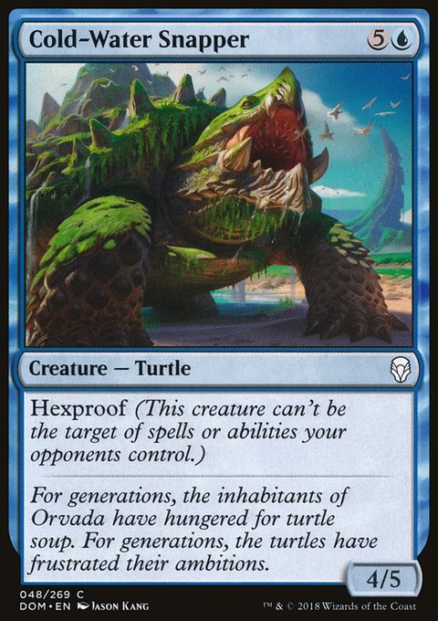 Cold-Water Snapper, Dominaria #48, Magic: The Gathering card