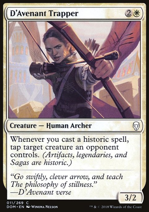 D'Avenant Trapper, Dominaria #11, Magic: The Gathering card