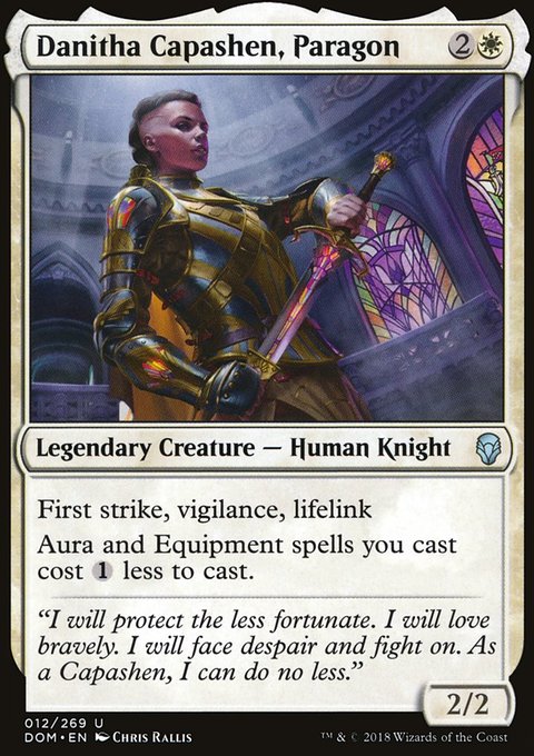 Danitha Capashen, Paragon, Dominaria #12, Magic: The Gathering card