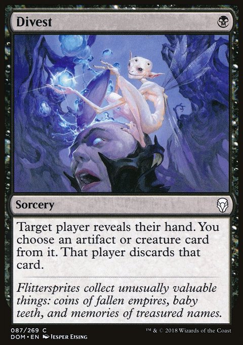 Divest, Dominaria #87, Magic: The Gathering card