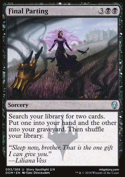 Final Parting, Dominaria #93, Magic: The Gathering card