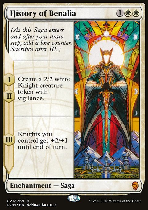 History of Benalia, Dominaria #21, Magic: The Gathering card