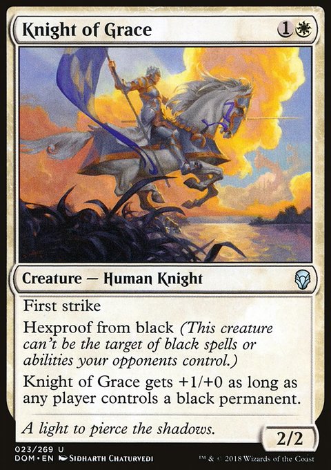 Knight of Grace, Dominaria #23, Magic: The Gathering card