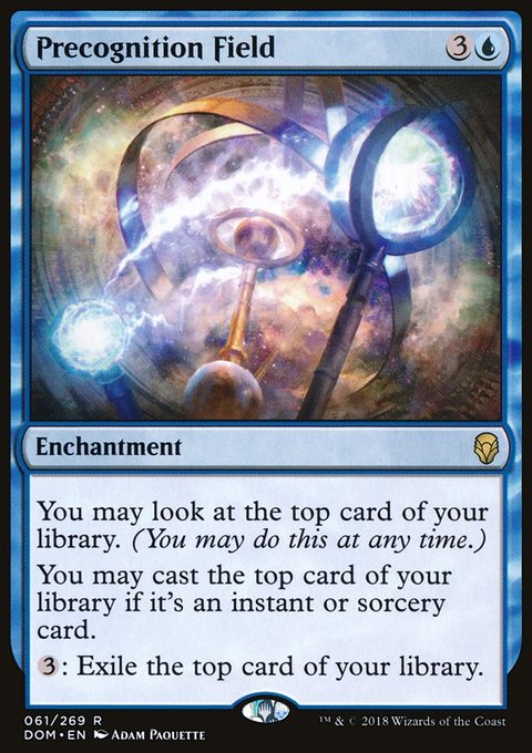 Precognition Field, Dominaria #61, Magic: The Gathering card