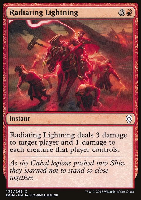 Radiating Lightning, Dominaria #138, Magic: The Gathering card