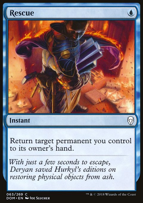 Rescue, Dominaria #63, Magic: The Gathering card