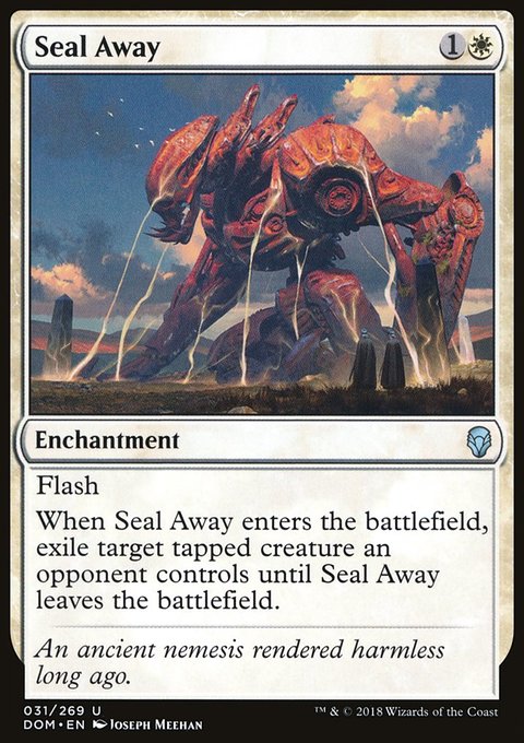 Seal Away, Dominaria #31, Magic: The Gathering card