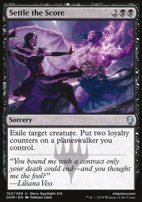 Settle the Score, Dominaria #103, Magic: The Gathering card