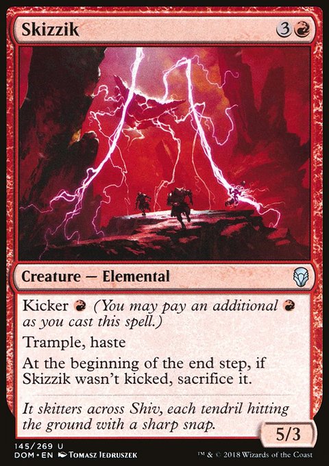 Skizzik, Dominaria #145, Magic: The Gathering card